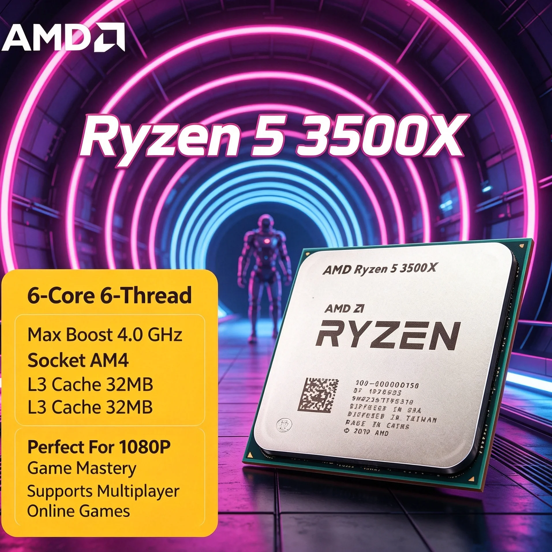 Pc Gaming Ryzen 5 - AMD Ryzen 5 3500X Desktop CPU