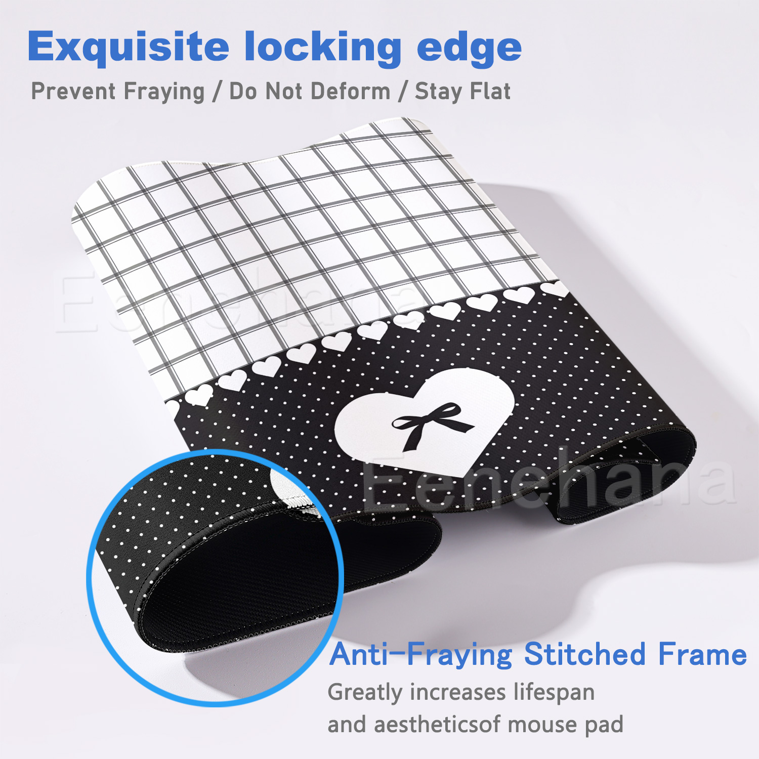Mouse Pad Ins Large Gaming Bow - Pc Gaming White ulasan dan harga