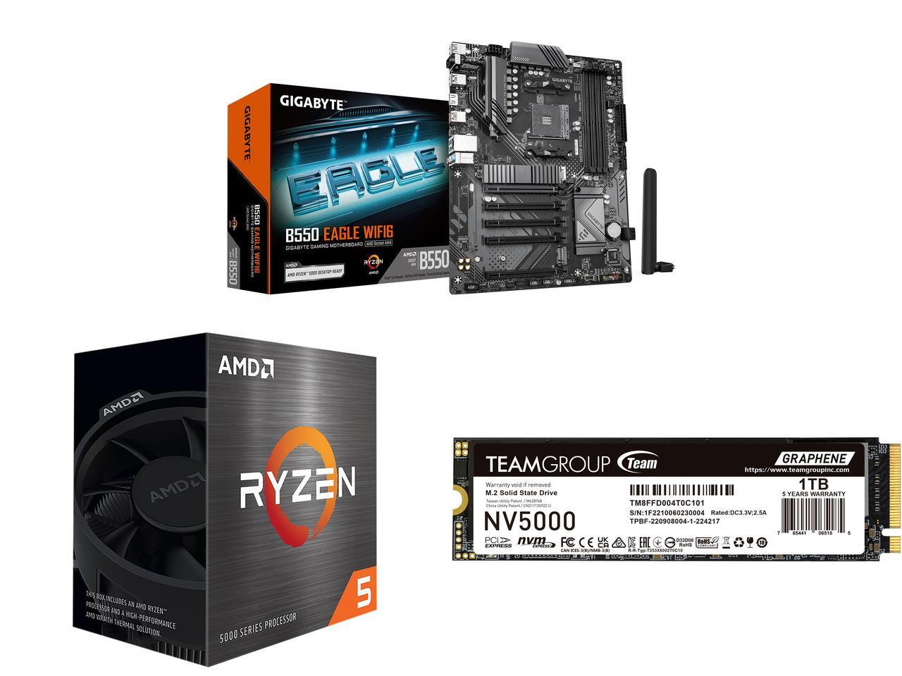 GIGABYTE B550 EAGLE WIFI6 Moth - Pc Gaming Ryzen 5 ulasan dan harga