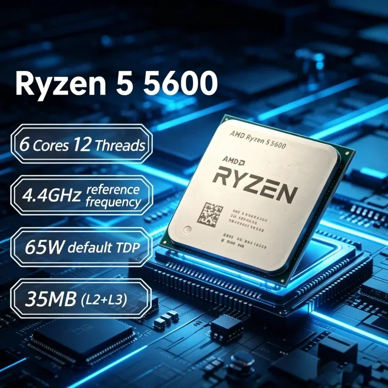 AMD Ryzen 5 5600 R5 5600 for P - Pc Gaming Ryzen 5 ulasan dan harga