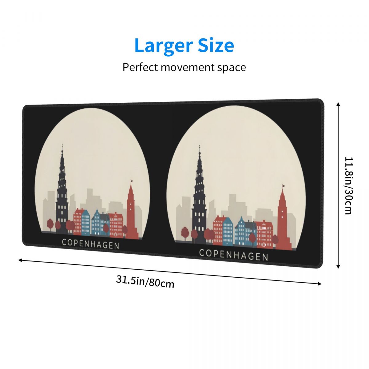 Large Mouse Pad Copenhagen Tra - Pc Gaming Icon ulasan dan harga