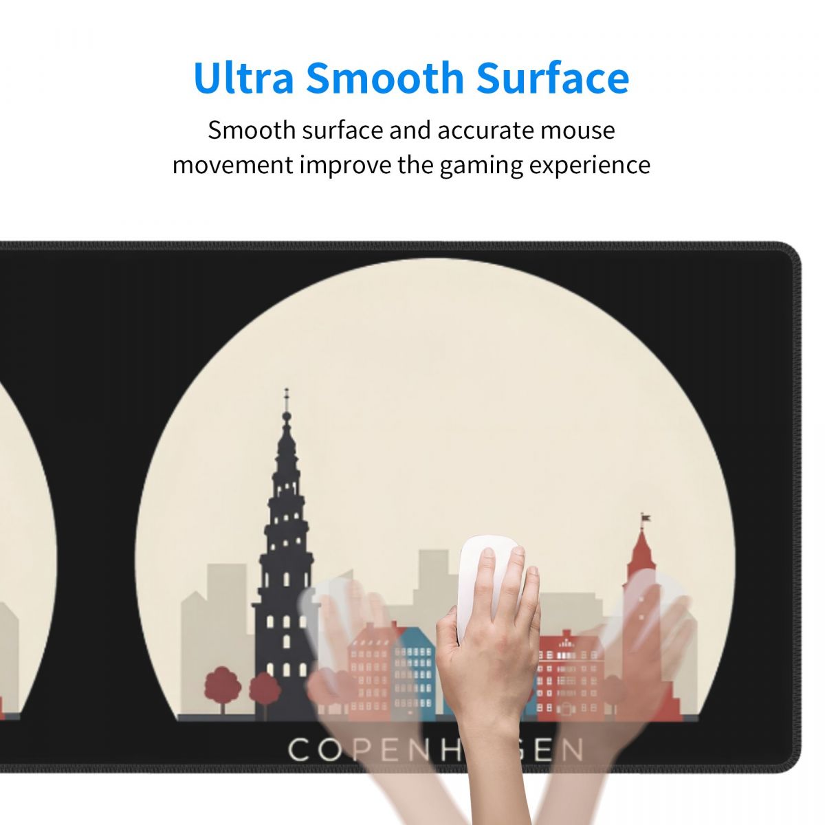 Large Mouse Pad Copenhagen Tra - Pc Gaming Icon ulasan dan harga