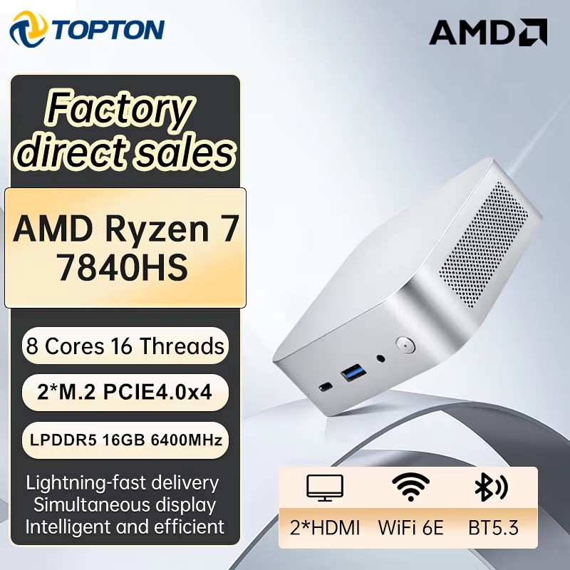 Topton Portable Gaming Mini PC - Pc Gaming Ryzen 5 ulasan dan harga