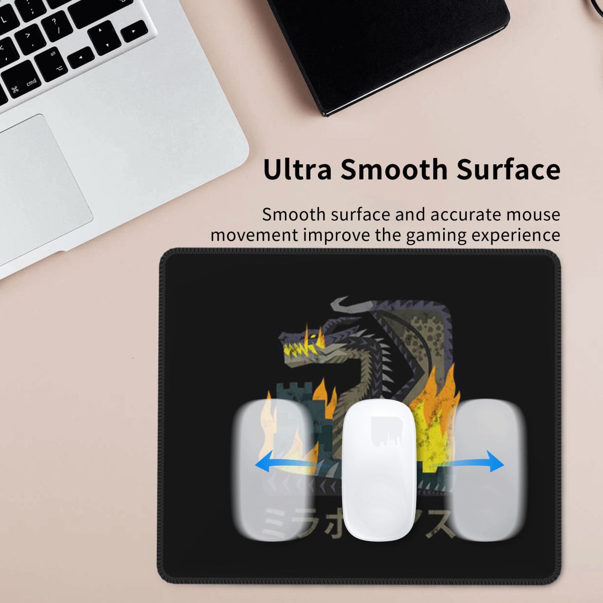 Multi-size Mouse Pad Monster H - Pc Gaming Icon ulasan dan harga