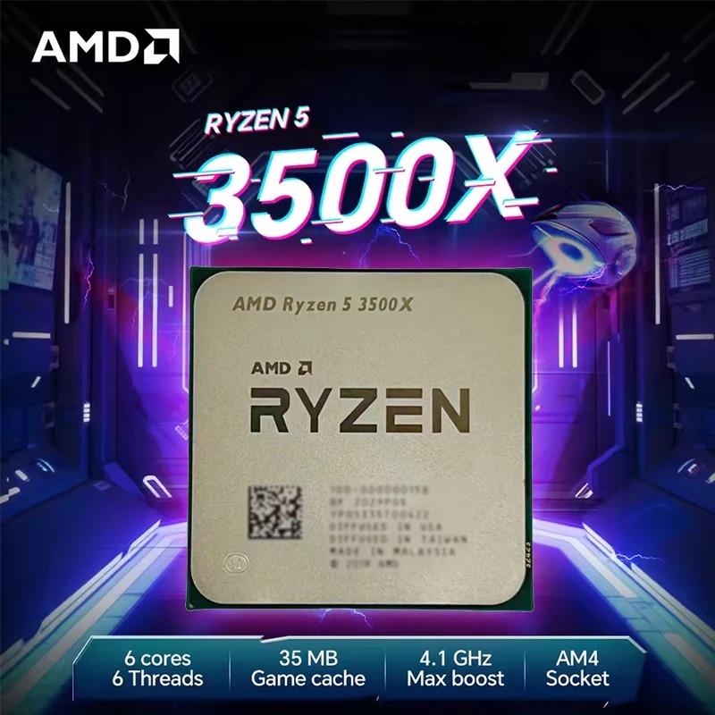 AMD Ryzen 5 3500X Desktop CPU  - Pc Gaming Ryzen 5 ulasan dan harga
