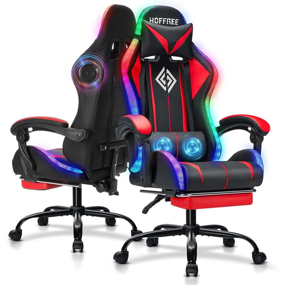 RGB Gaming Chair with Bluetoot - Gaming Speaker ulasan dan harga