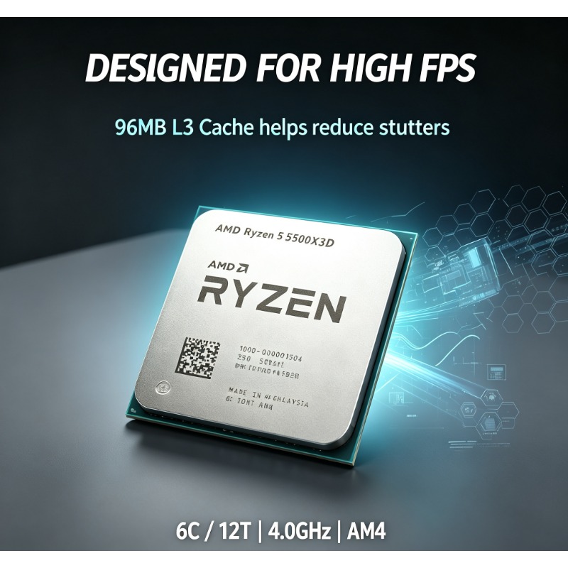 AMD Ryzen 5 5500X3D DIY Gaming - Pc Gaming Ryzen 5 ulasan dan harga