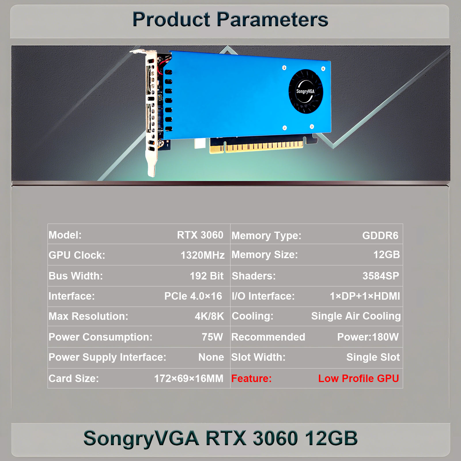 SongryVGA RTX 3060 12GB Low Pr - Pc Gaming Nvidia 3060 ulasan dan harga
