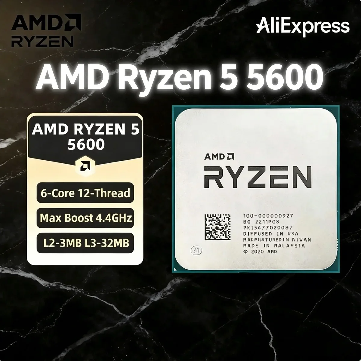 AMD Ryzen 5 5600 Processor AMD - Pc Gaming Ryzen 5 ulasan dan harga