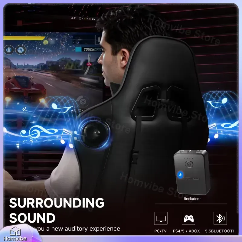 Ergonomic Gaming Chair with Bl - Gaming Speaker ulasan dan harga