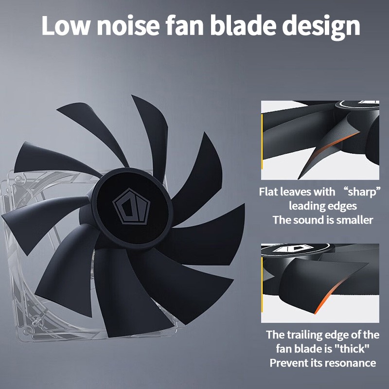 ID-COOLING XF-120-K Simplicity - Pc Gaming Aesthetic ulasan dan harga
