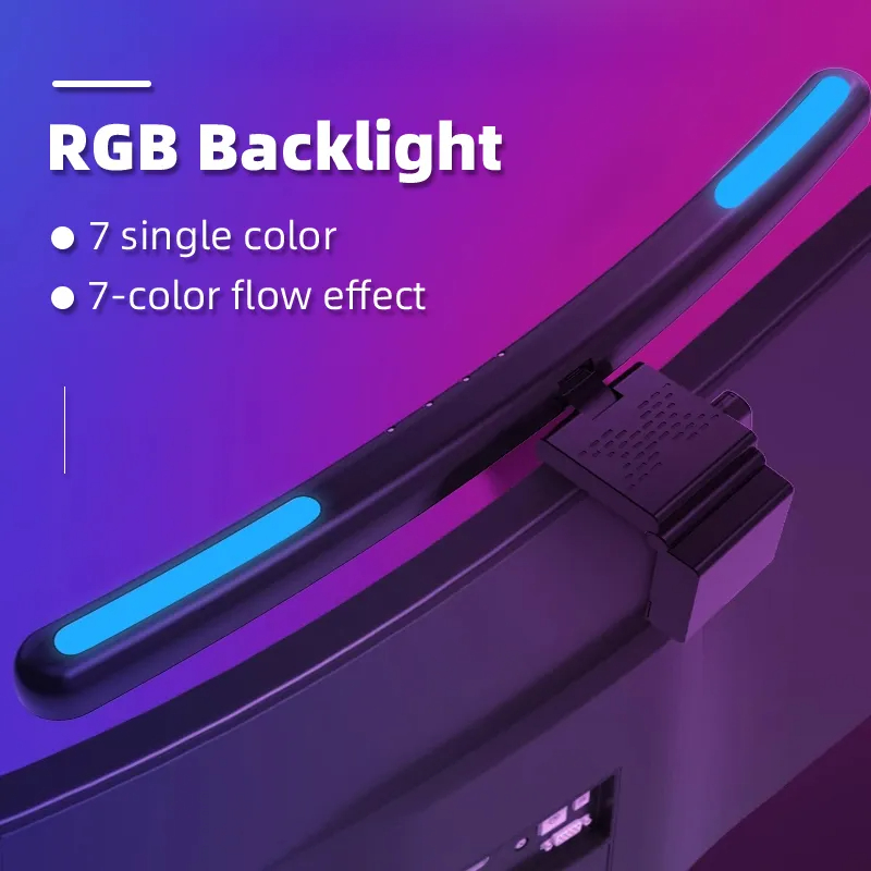 Curved LED Monitor Light Bar U - Pc Gaming Aesthetic ulasan dan harga