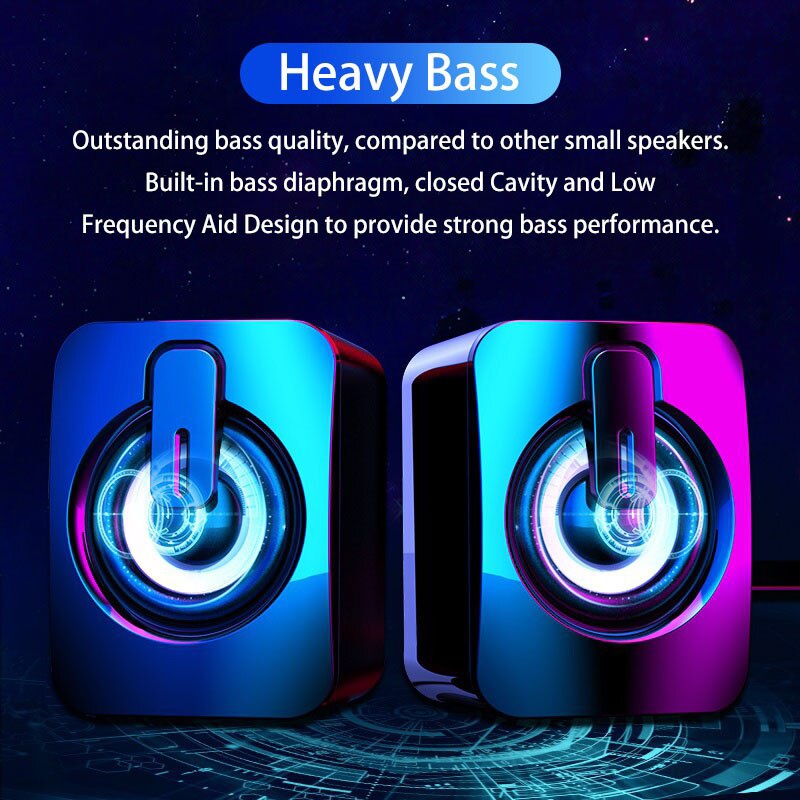 Mini Computer Speakers Volume  - Gaming Speaker ulasan dan harga